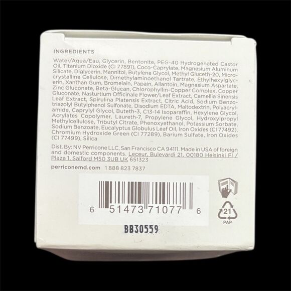 NEW Perricone MD Chlorophyll Detox Mask, 2 FL OZ - Picture 5 of 6